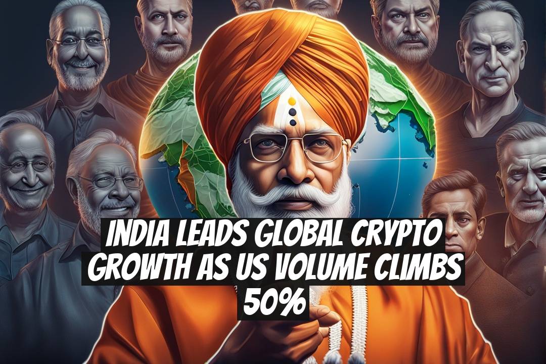 India Leads Global Crypto Growth as US Volume Climbs 50%