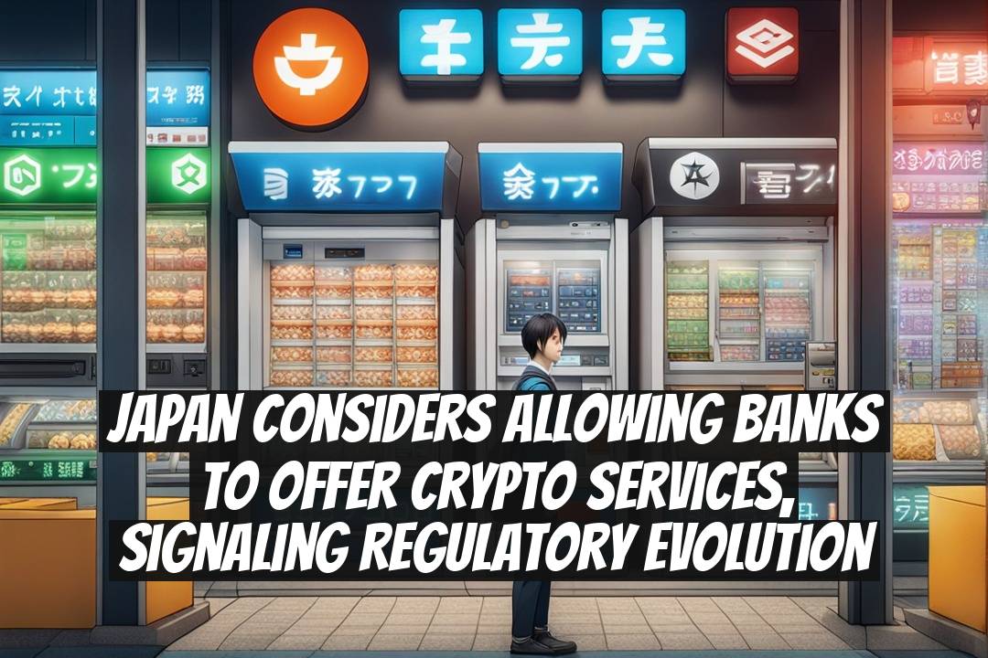 Japan considers allowing banks to offer crypto services, signaling regulatory evolution