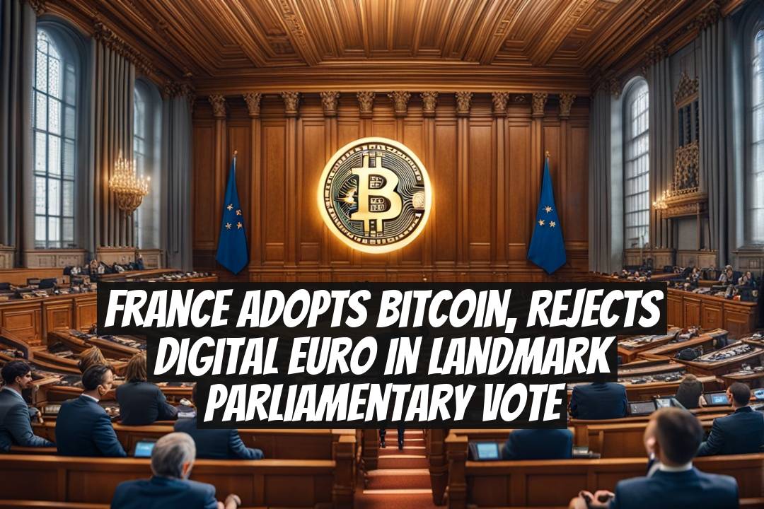 France adopts Bitcoin, rejects digital euro in landmark parliamentary vote