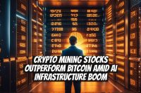 Crypto Mining Stocks Outperform Bitcoin Amid AI Infrastructure Boom