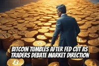 Bitcoin tumbles after Fed cut as traders debate market direction