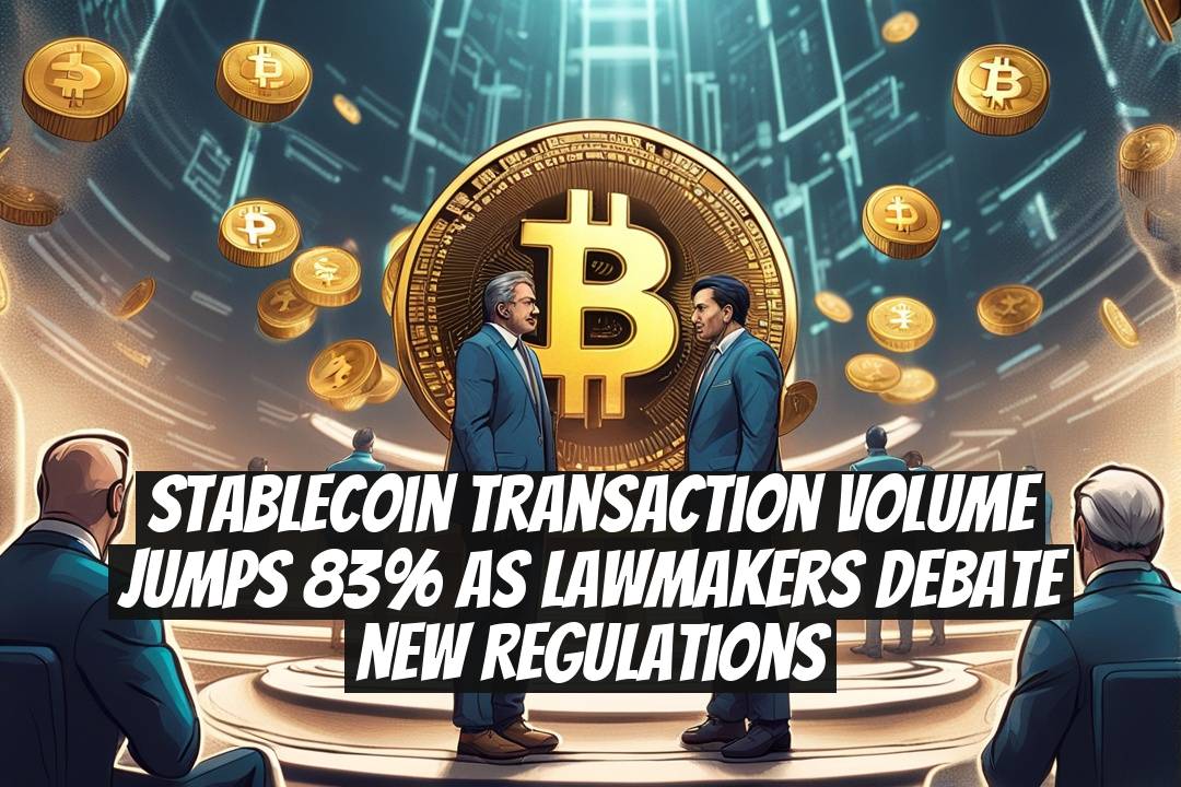 Stablecoin transaction volume jumps 83% as lawmakers debate new regulations
