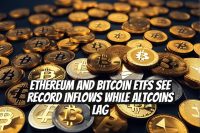 Ethereum and Bitcoin ETFs see record inflows while altcoins lag