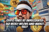 Crypto Funds Hit Unprecedented $6B Weekly Inflows Amid Market Rally