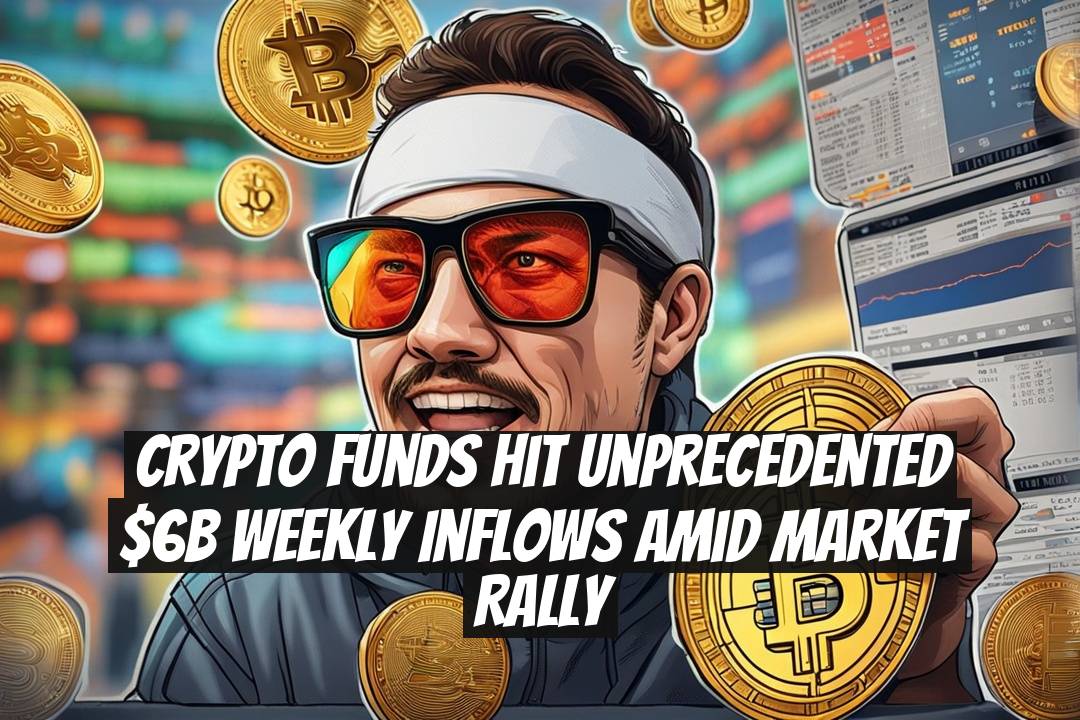 Crypto Funds Hit Unprecedented $6B Weekly Inflows Amid Market Rally