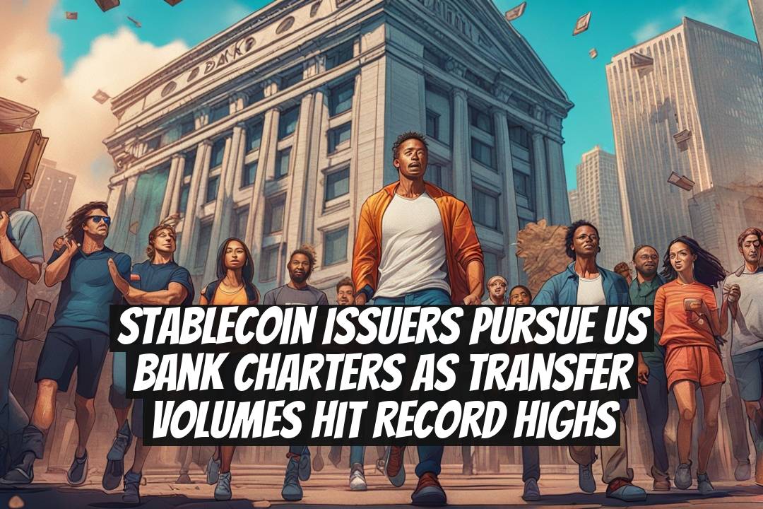 Stablecoin Issuers Pursue US Bank Charters as Transfer Volumes Hit Record Highs