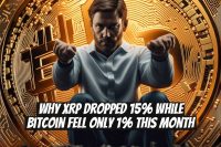 Why XRP Dropped 15% While Bitcoin Fell Only 1% This Month