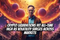 Crypto liquidations hit all-time high as volatility surges across markets