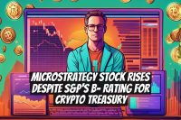 MicroStrategy stock rises despite S&P’s B- rating for crypto treasury