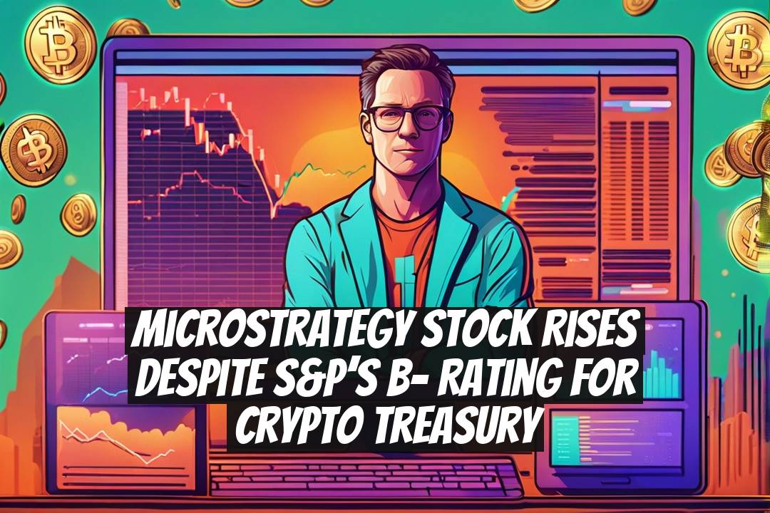 MicroStrategy stock rises despite S&P’s B- rating for crypto treasury