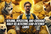 Solana, Dogecoin, and Cardano Rally as Altcoins Lead October Gains