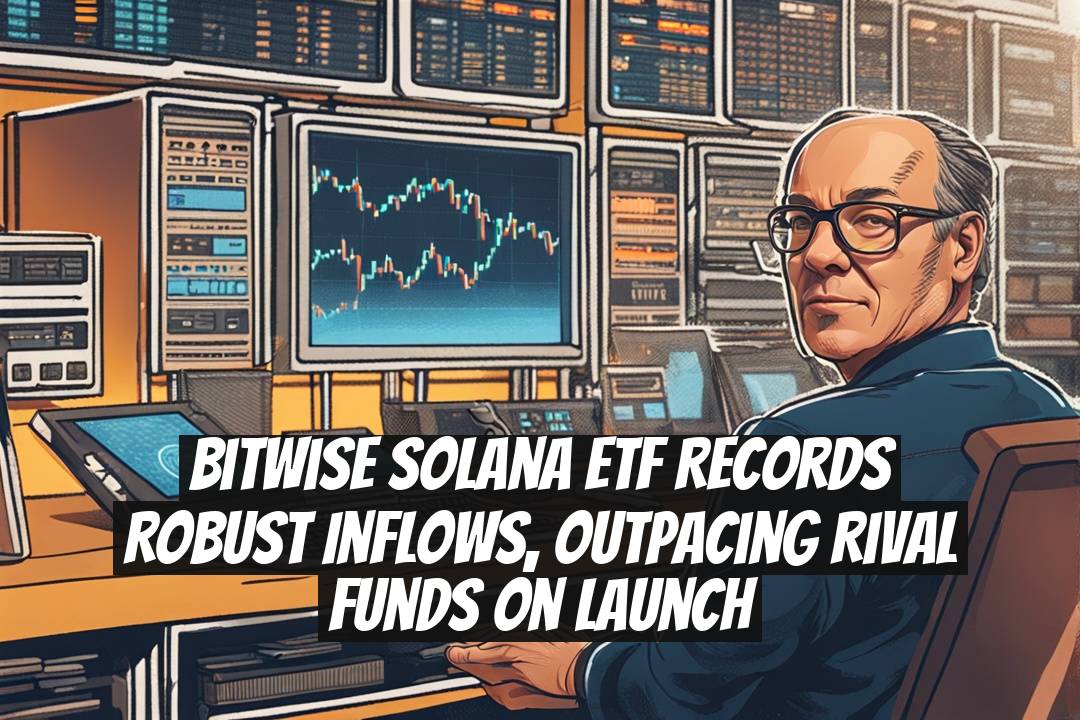 Bitwise Solana ETF Records Robust Inflows, Outpacing Rival Funds on Launch