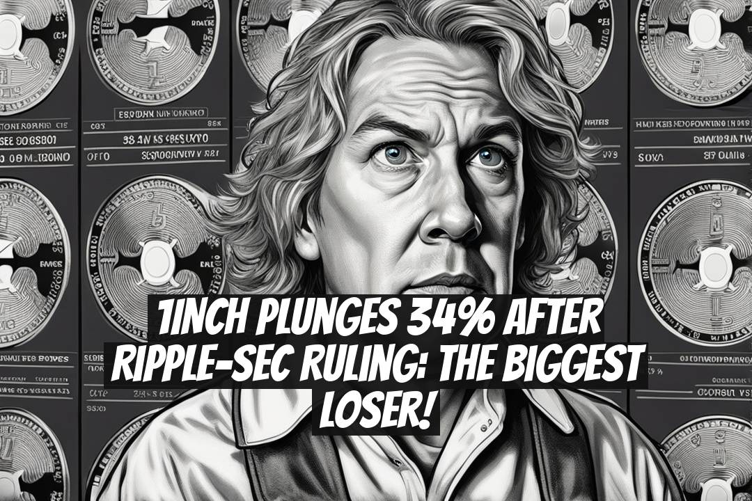 1INCH Plunges 34% After Ripple-SEC Ruling: The Biggest Loser!