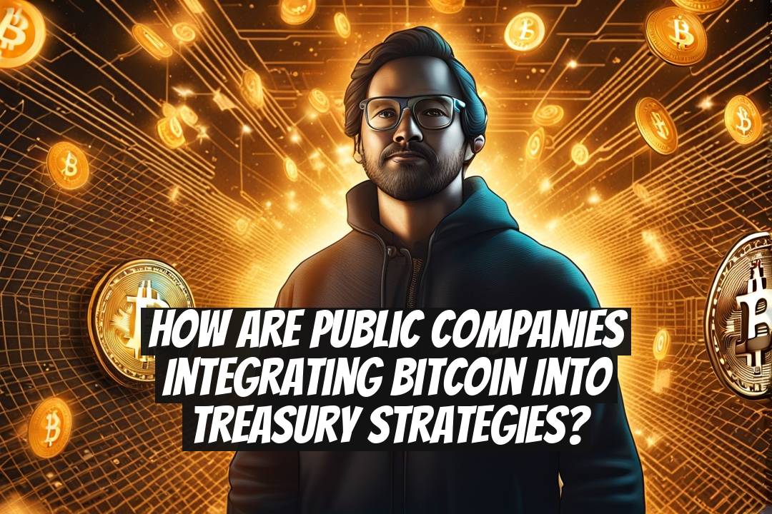 How are public companies integrating Bitcoin into treasury strategies?
