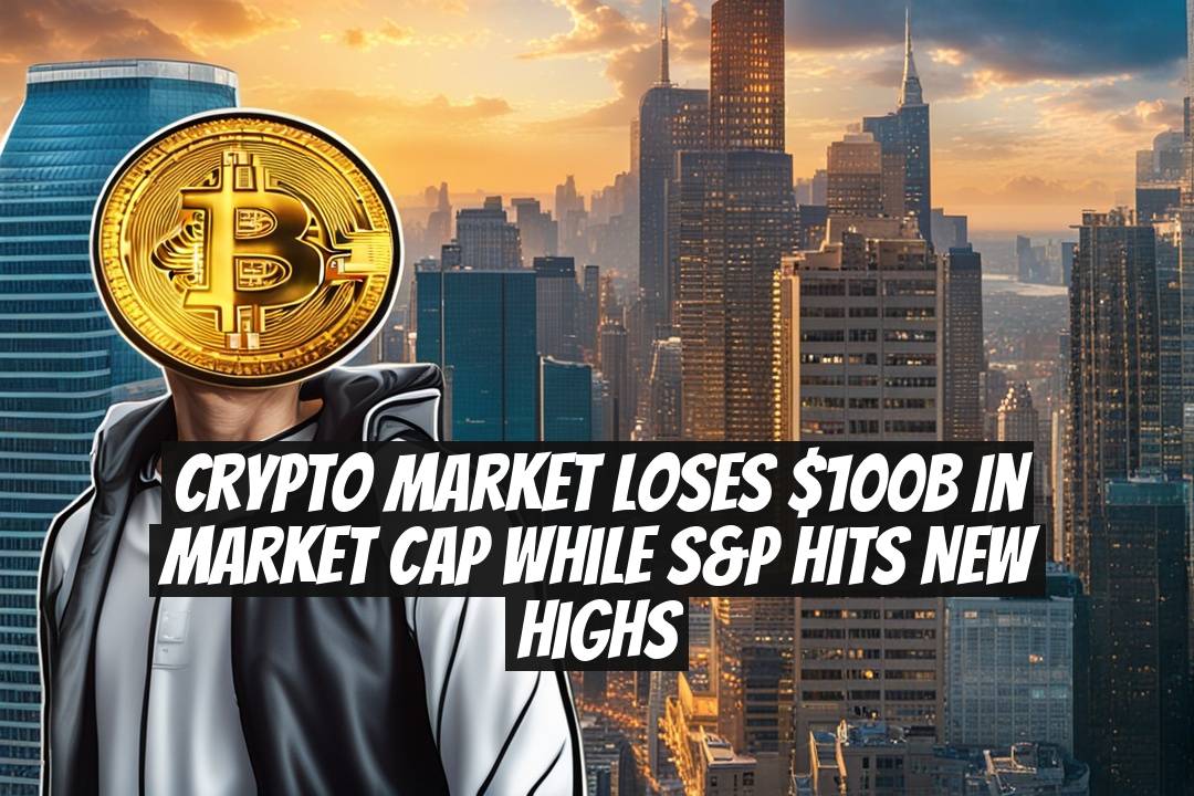 Crypto Market Loses $100B in Market Cap While S&P Hits New Highs
