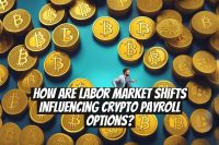 How are labor market shifts influencing crypto payroll options?