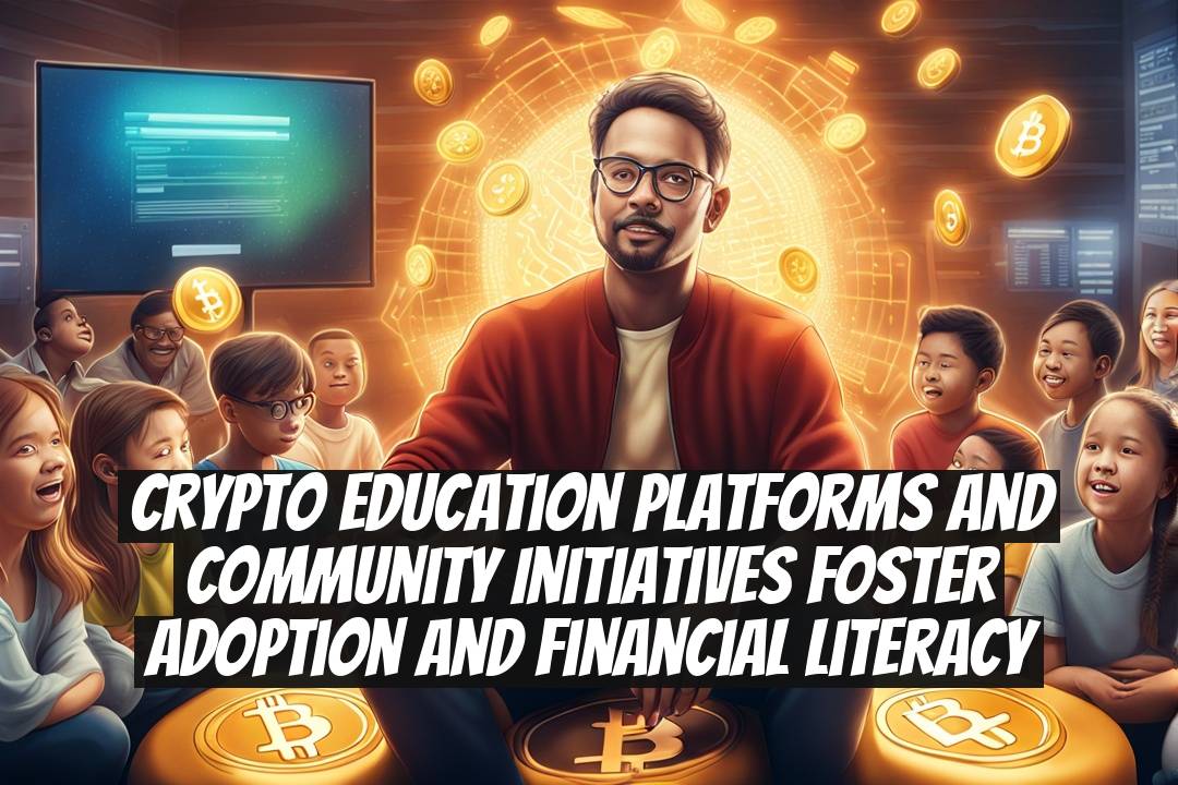 Crypto education platforms and community initiatives foster adoption and financial literacy