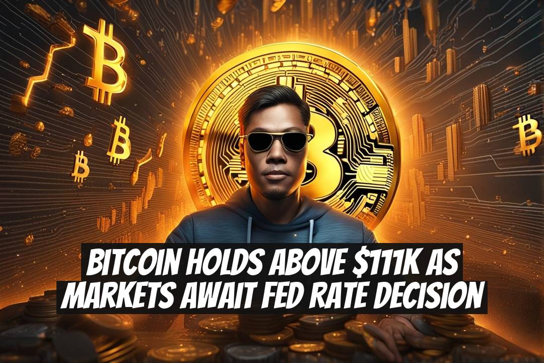 Bitcoin Holds Above $111K as Markets Await Fed Rate Decision