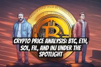 Crypto price analysis: BTC, ETH, SOL, FIL, and INJ under the spotlight