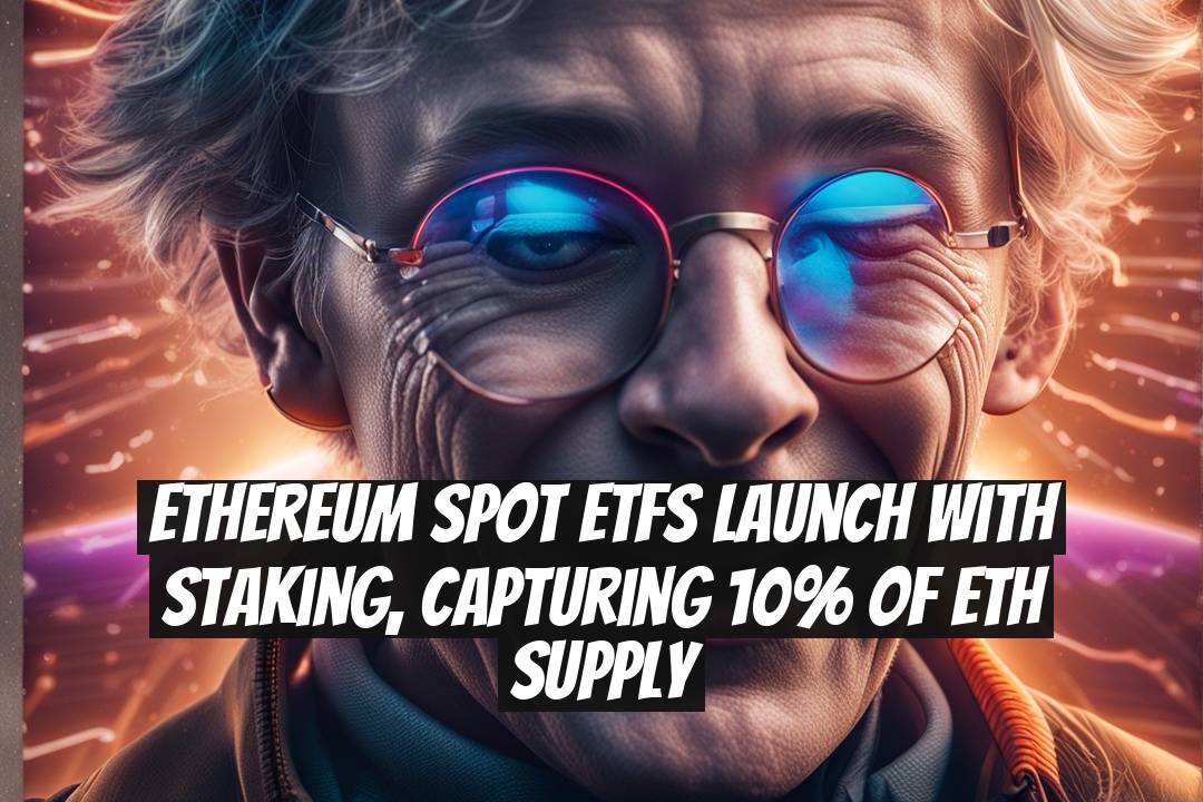 Ethereum Spot ETFs Launch With Staking, Capturing 10% of ETH Supply
