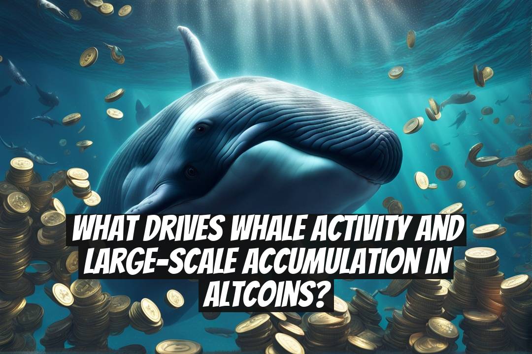 What drives whale activity and large-scale accumulation in altcoins?