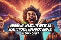 Ethereum Volatility Rises as Institutional Holdings and ETF Flows Shift