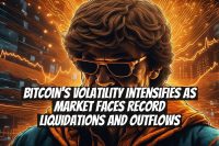 Bitcoin’s Volatility Intensifies as Market Faces Record Liquidations and Outflows