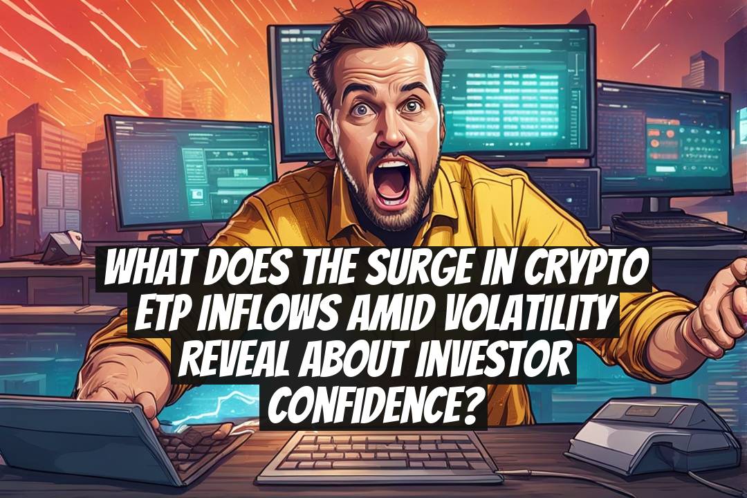 What does the surge in crypto ETP inflows amid volatility reveal about investor confidence?