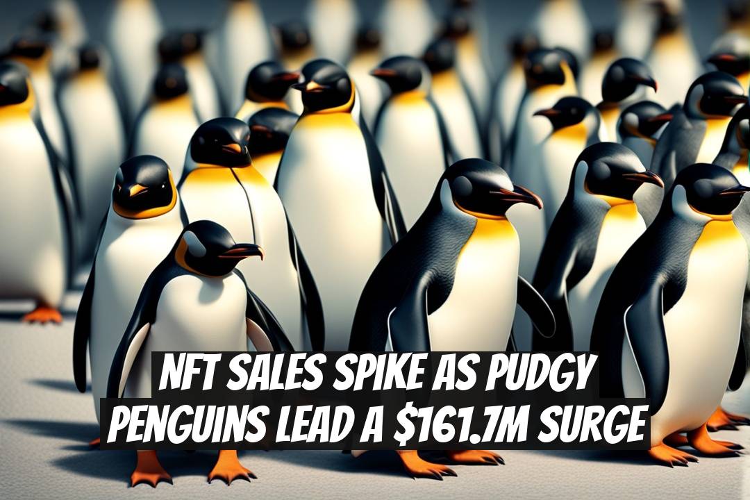 NFT sales spike as Pudgy Penguins lead a $161.7M surge