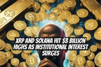 XRP and Solana Hit $3 Billion Highs as Institutional Interest Surges