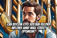 Can Bitcoin ETFs Sustain Record Inflows Amid Wall Street Optimism?