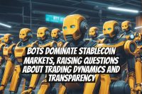 Bots dominate stablecoin markets, raising questions about trading dynamics and transparency