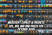 Microsoft Copilot AI Predicts SOL, XRP, and BNB Prices for October 2025