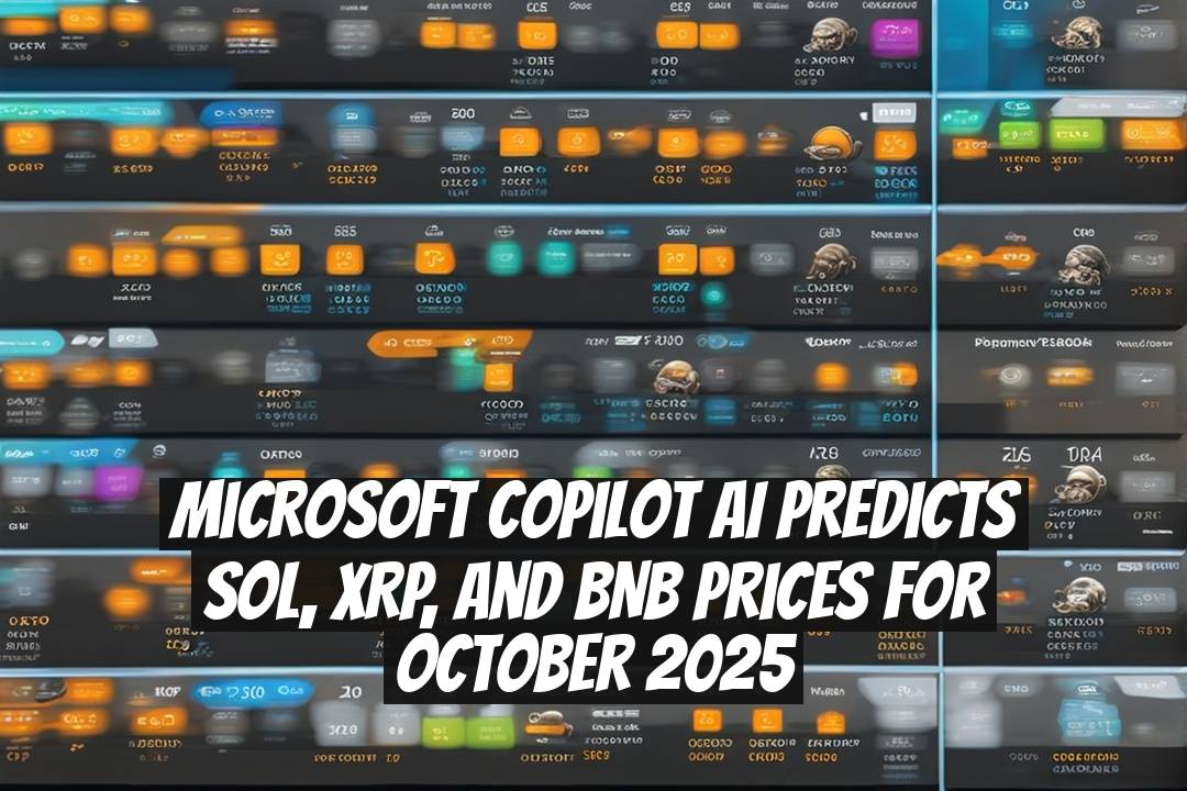 Microsoft Copilot AI Predicts SOL, XRP, and BNB Prices for October 2025
