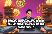 Bitcoin, Ethereum, and Solana fall as markets react to new China tariffs