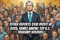 Tether Reports $10B Profit in 2025, Ranks Among Top U.S. Treasury Holders