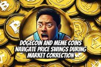 Dogecoin and meme coins navigate price swings during market correction