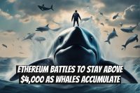 Ethereum Battles to Stay Above $4,000 as Whales Accumulate