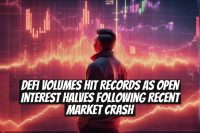 DeFi volumes hit records as open interest halves following recent market crash