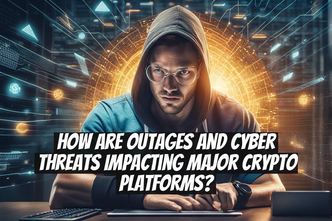 How are outages and cyber threats impacting major crypto platforms?