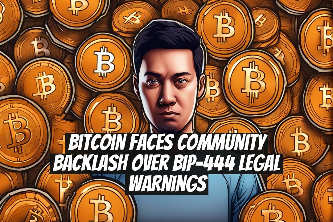Bitcoin faces community backlash over BIP-444 legal warnings