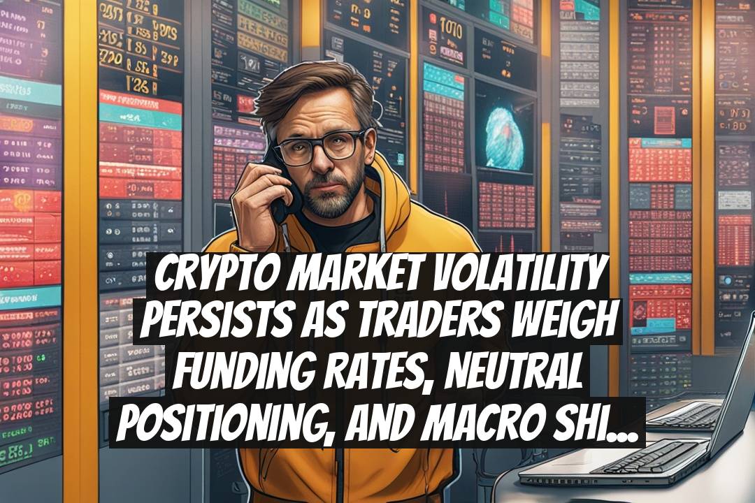 Crypto market volatility persists as traders weigh funding rates, neutral positioning, and macro shifts