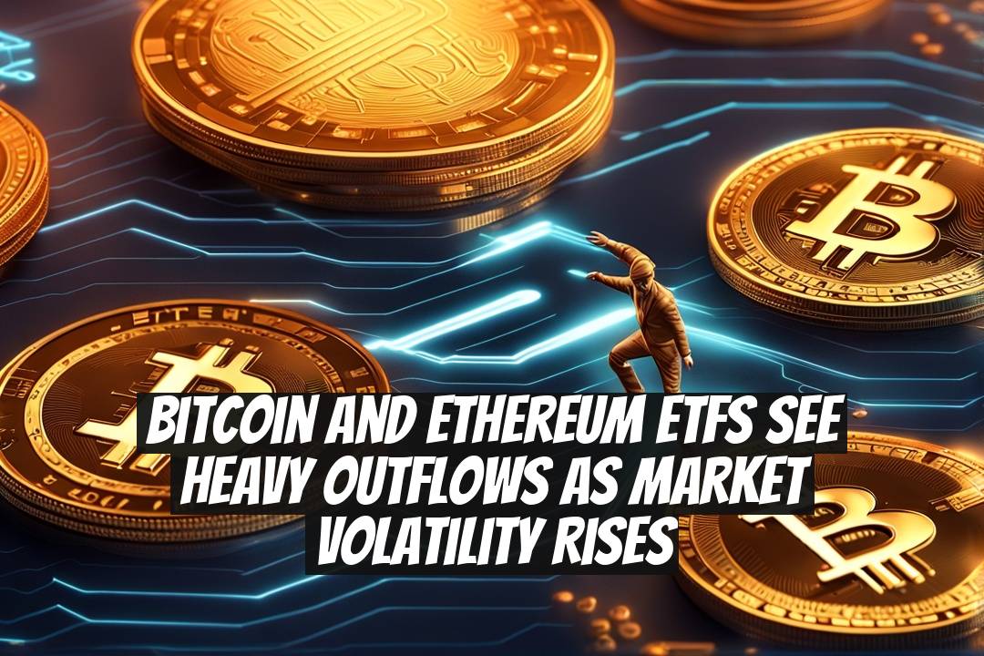 Bitcoin and Ethereum ETFs see heavy outflows as market volatility rises