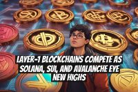 Layer-1 Blockchains Compete as Solana, Sui, and Avalanche Eye New Highs