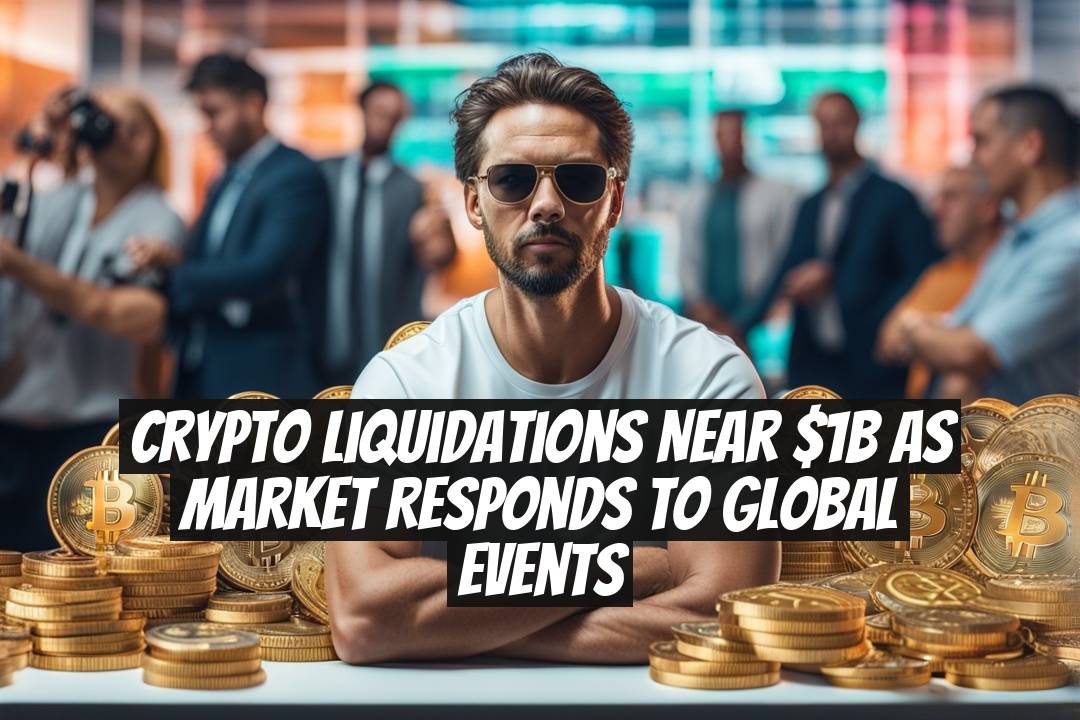 Crypto Liquidations Near $1B as Market Responds to Global Events
