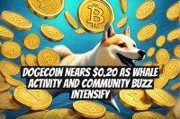 Dogecoin nears $0.20 as whale activity and community buzz intensify