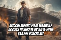 Bitcoin Mining Firm TeraWulf Boosts Hashrate by 58% with $53.4M Purchase!
