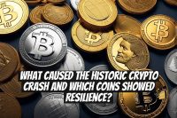 What caused the historic crypto crash and which coins showed resilience?