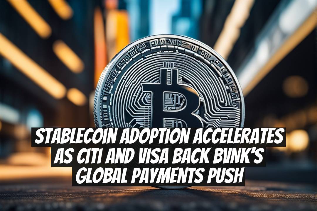 Stablecoin Adoption Accelerates as Citi and Visa Back BVNK’s Global Payments Push