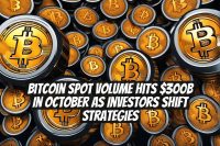 Bitcoin Spot Volume Hits $300B in October as Investors Shift Strategies